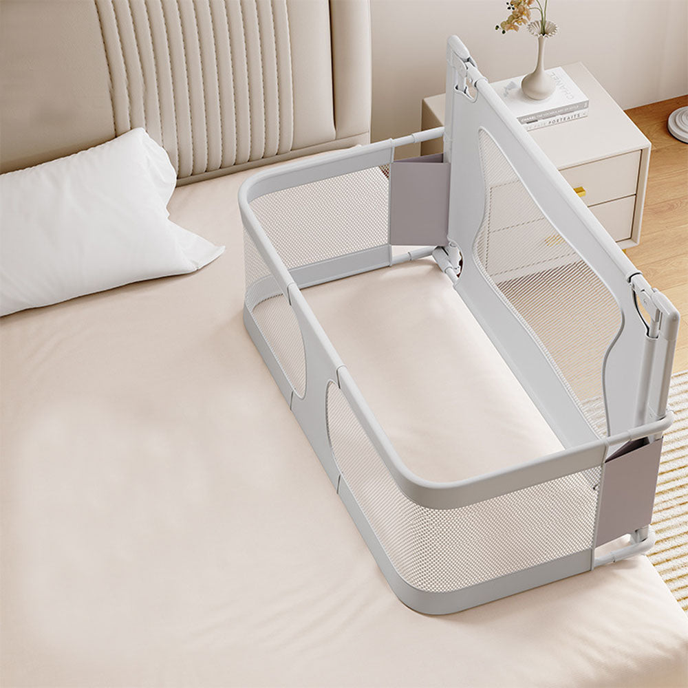 Baby Bedside Sleeper 3 in 1 Folding Portable Crib Breathable Safe Baby Bassinet