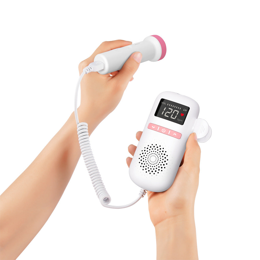 Portable Baby Heartbeat Tracker: At-Home Fetal Doppler for Moms