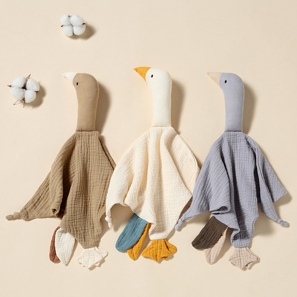 Baby soothing chewable doll to coax little swan to sleep