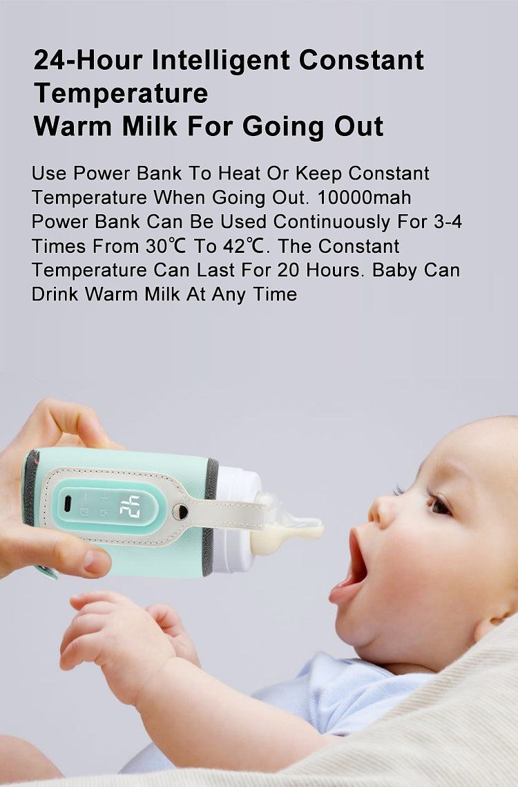 Baby Bottle Warmer with Digital Display Bottle Cover