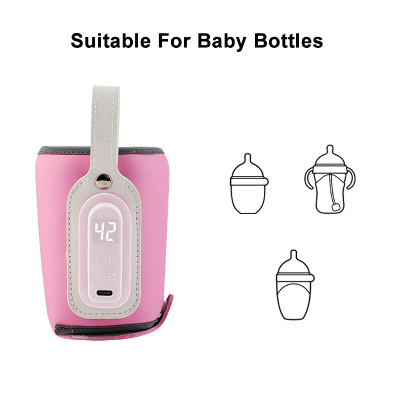 Baby Bottle Warmer with Digital Display Bottle Cover