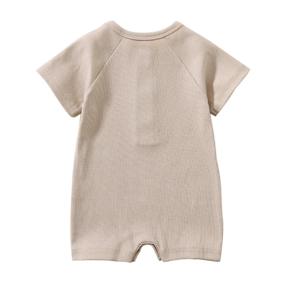 Baby summer short-sleeved onesie cotton thin newborn crawling romper