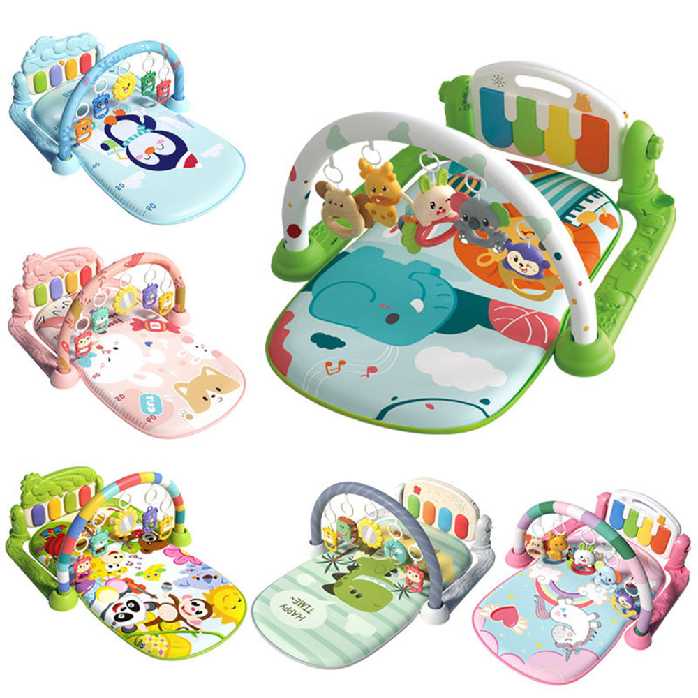Baby Activity Gym Toy Play Game Mat Newborn with Music Pedal Piano