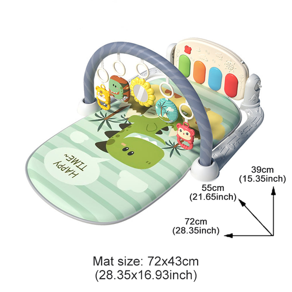 Baby Activity Gym Toy Play Game Mat Newborn with Music Pedal Piano