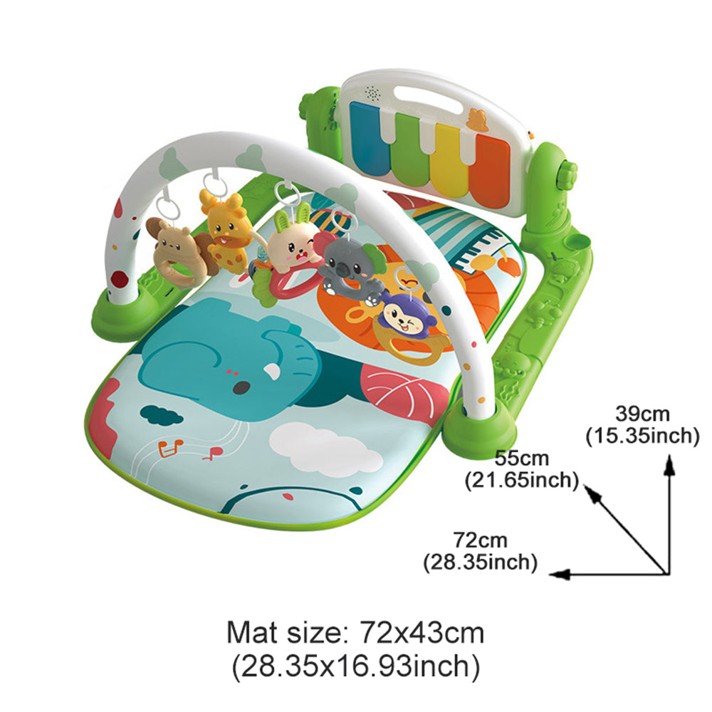 Baby Activity Gym Toy Play Game Mat Newborn with Music Pedal Piano