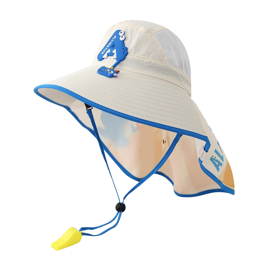 Cute Outdoor Sun Hat Summer for Children Baby Neck protection