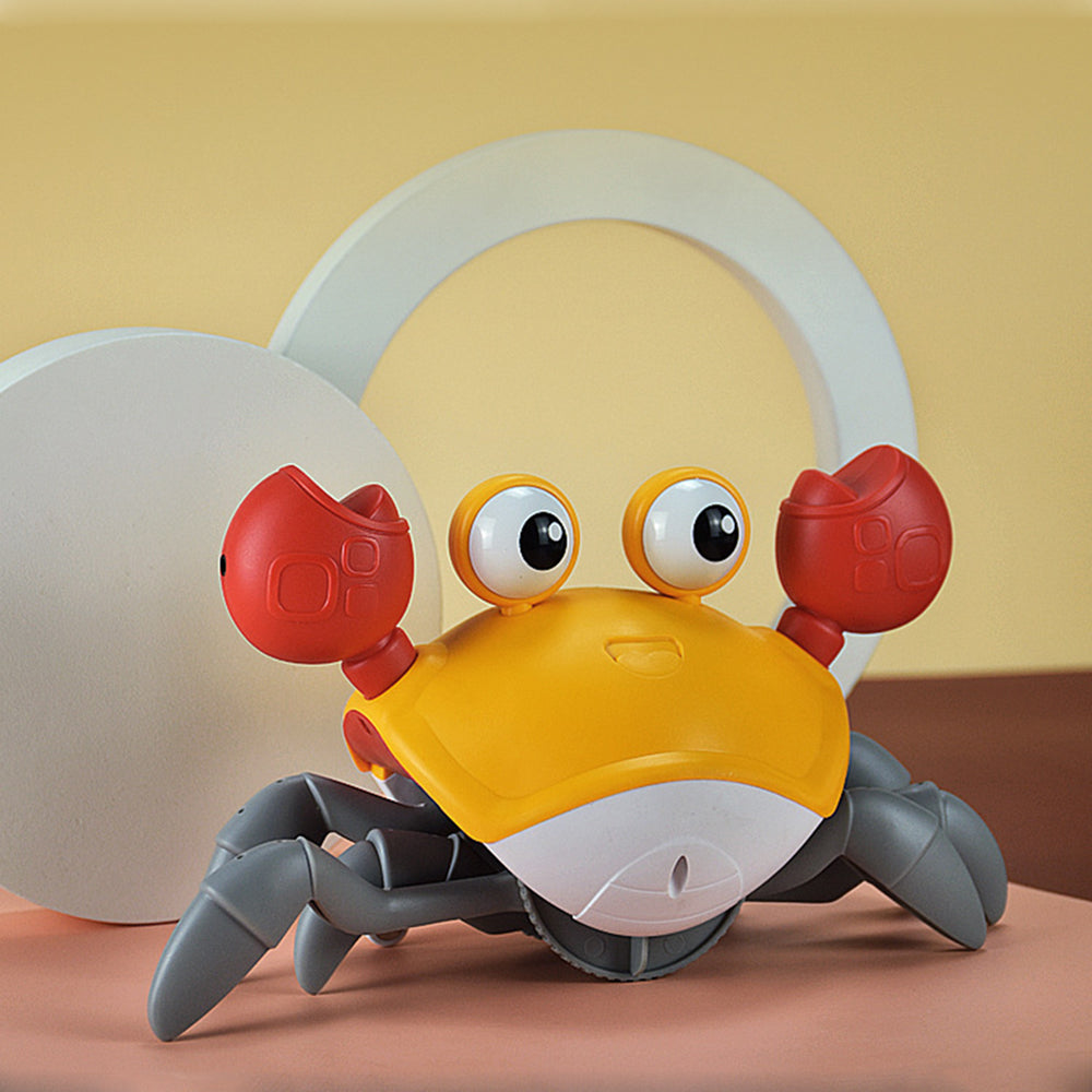 electric Crawling crab toy rechargeable luminous music for Baby Newborn