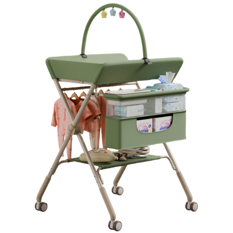 Baby diaper changing table foldable bathing table newborn care table adjustable