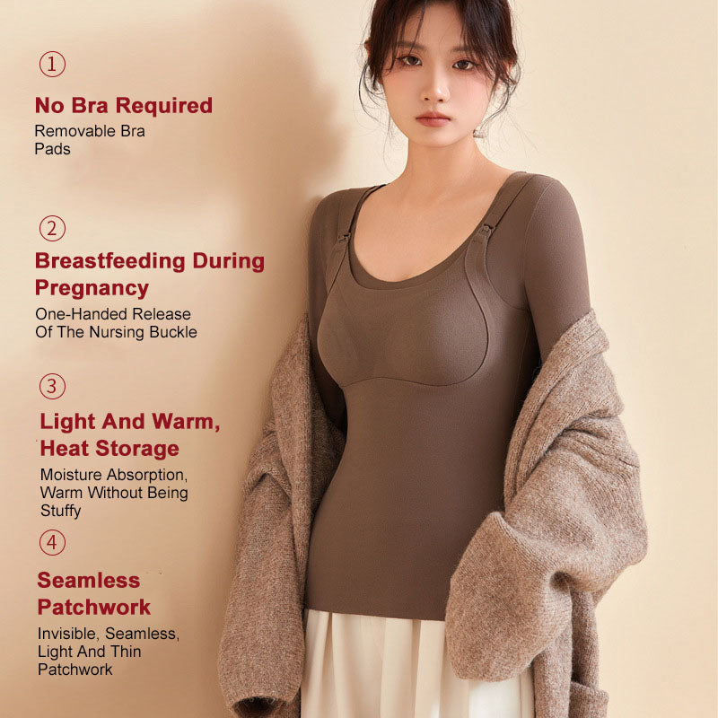 Wirefree Nursing Tops: Thermal Support Underwear for Breastfeeding Moms