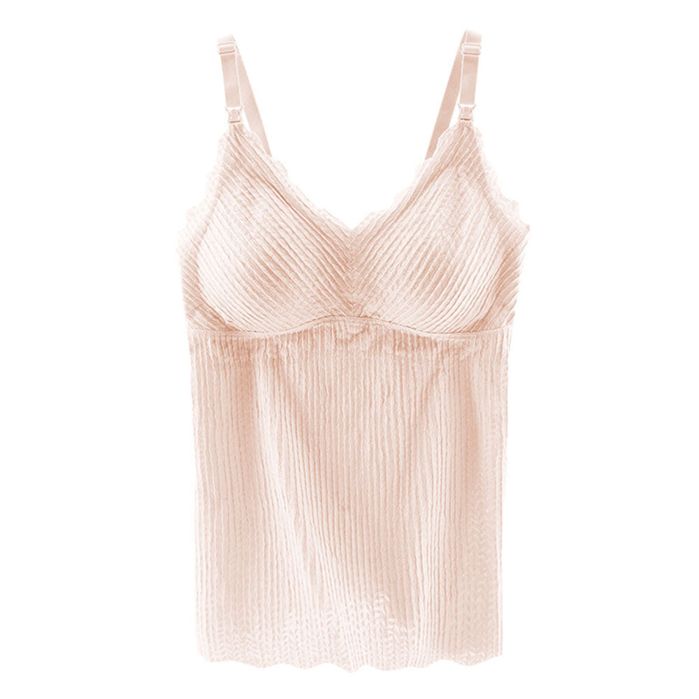 Nursing & Expecting Camisole: Summer Thin Wirefree Tops for Moms