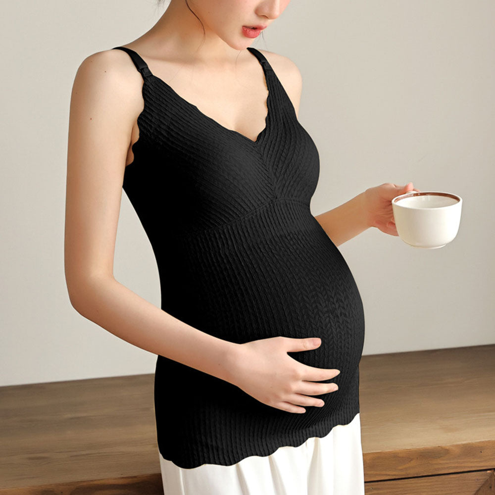 Nursing & Expecting Camisole: Summer Thin Wirefree Tops for Moms