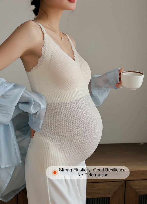 Nursing & Expecting Camisole: Summer Thin Wirefree Tops for Moms