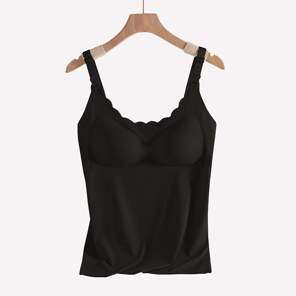 Nursing Camisole Set: Non-Marking Underwear & Soft Loungewear for Moms