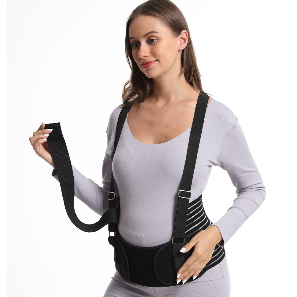 Ergonomic Shoulder Support Belt - Adjustable Waist & Belly Stabilizer