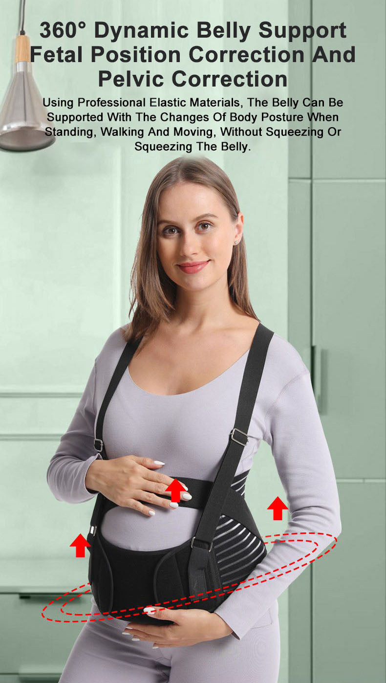Ergonomic Shoulder Support Belt - Adjustable Waist & Belly Stabilizer