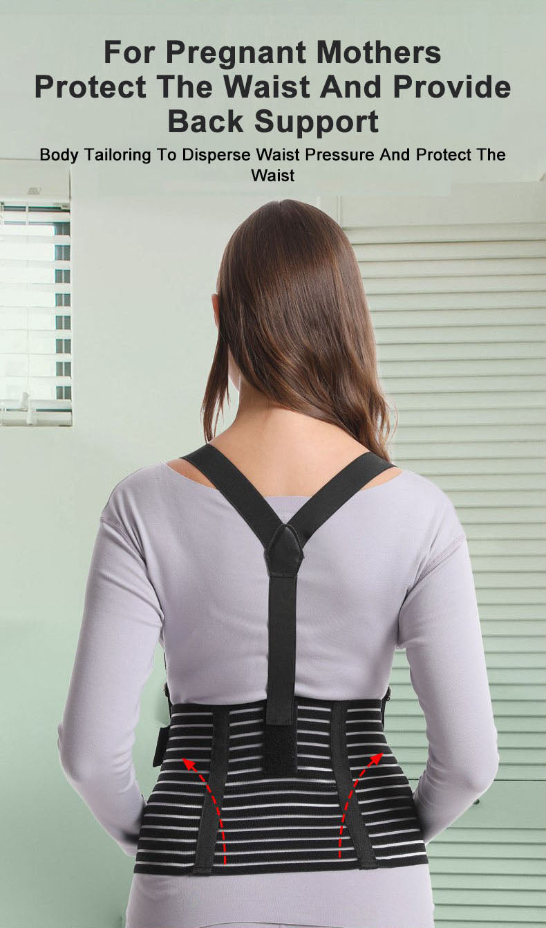 Ergonomic Shoulder Support Belt - Adjustable Waist & Belly Stabilizer