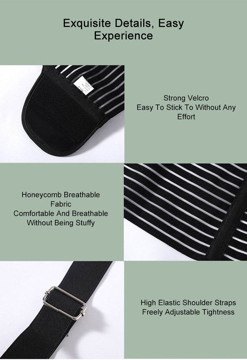 Ergonomic Shoulder Support Belt - Adjustable Waist & Belly Stabilizer