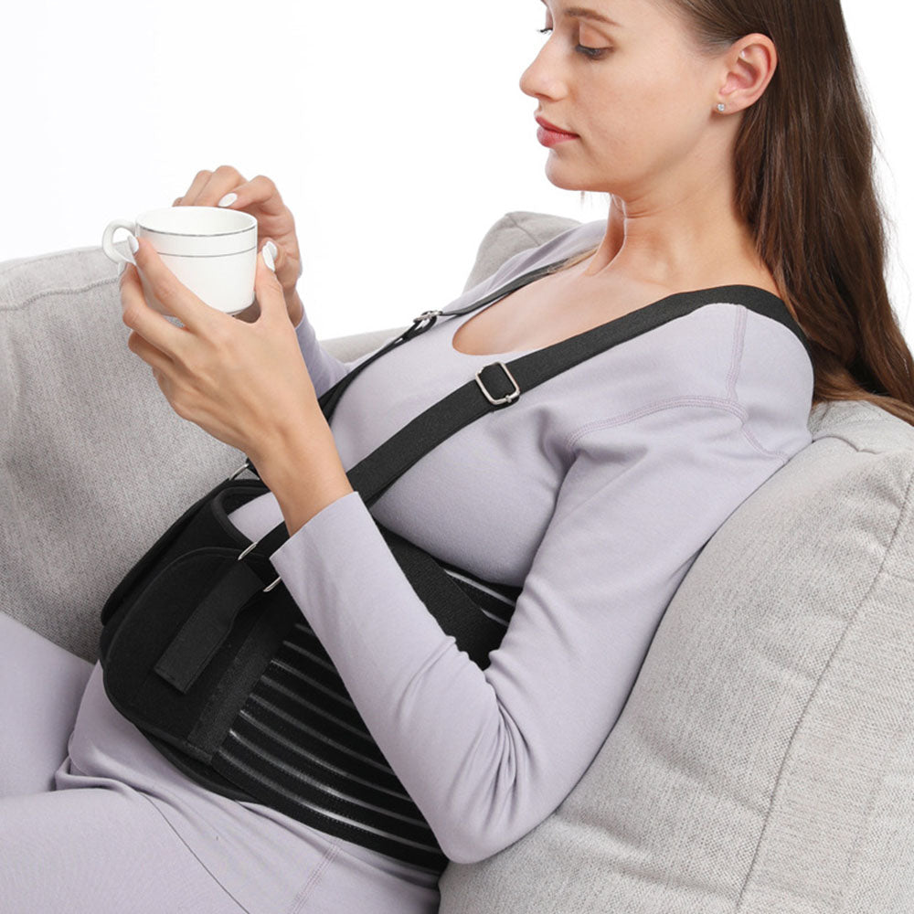 Ergonomic Shoulder Support Belt - Adjustable Waist & Belly Stabilizer