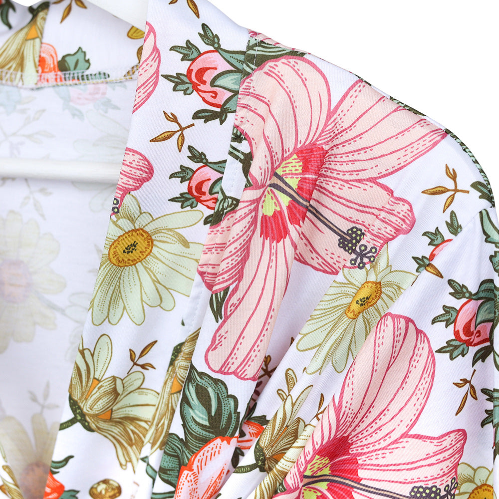 Mom Baby Matching Set: Cozy Swaddle Robe