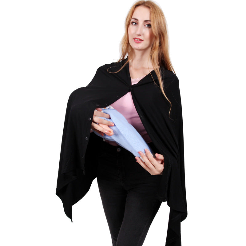Nursing Scarf baby swaddle car towel nursing towel Multifunctional