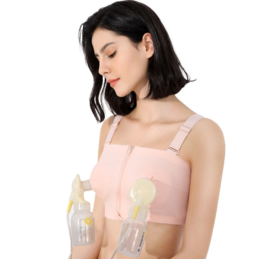 Hands-Free Pumping & Nursing Bra: Soft Support for Full Sizes