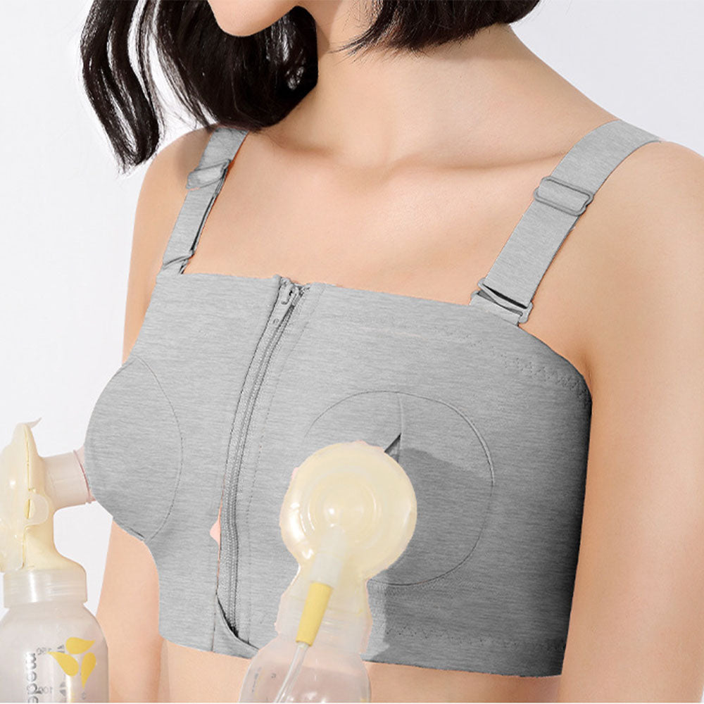 Hands-Free Pumping & Nursing Bra: Soft Support for Full Sizes