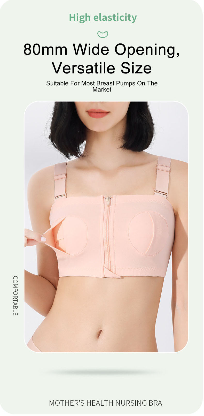 Hands-Free Pumping & Nursing Bra: Soft Support for Full Sizes