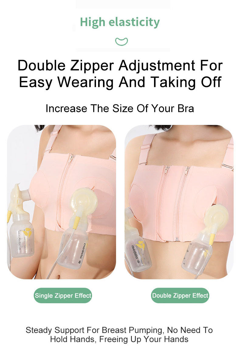 Hands-Free Pumping & Nursing Bra: Soft Support for Full Sizes