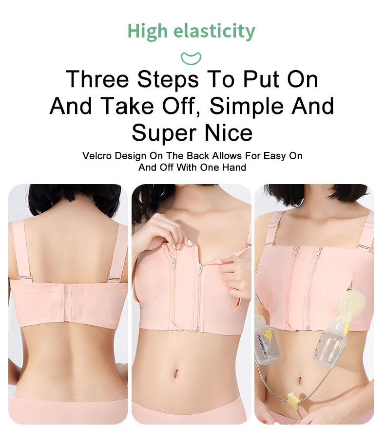 Hands-Free Pumping & Nursing Bra: Soft Support for Full Sizes