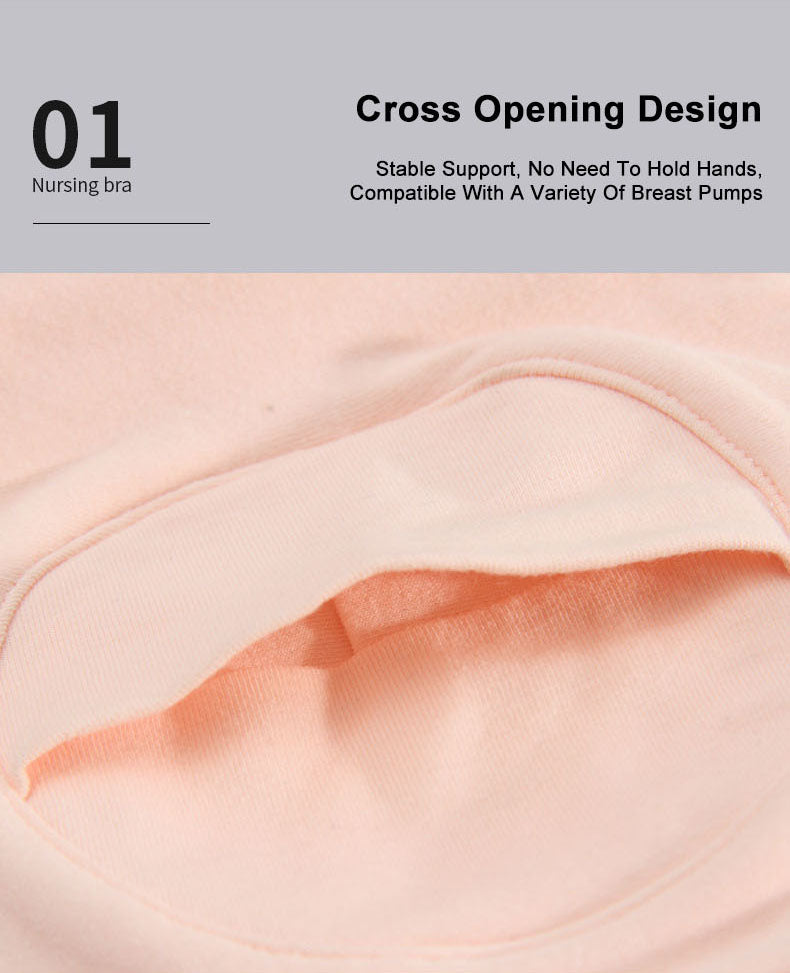 Hands-Free Pumping & Nursing Bra: Soft Support for Full Sizes