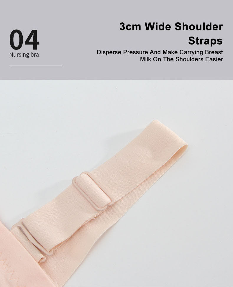Hands-Free Pumping & Nursing Bra: Soft Support for Full Sizes