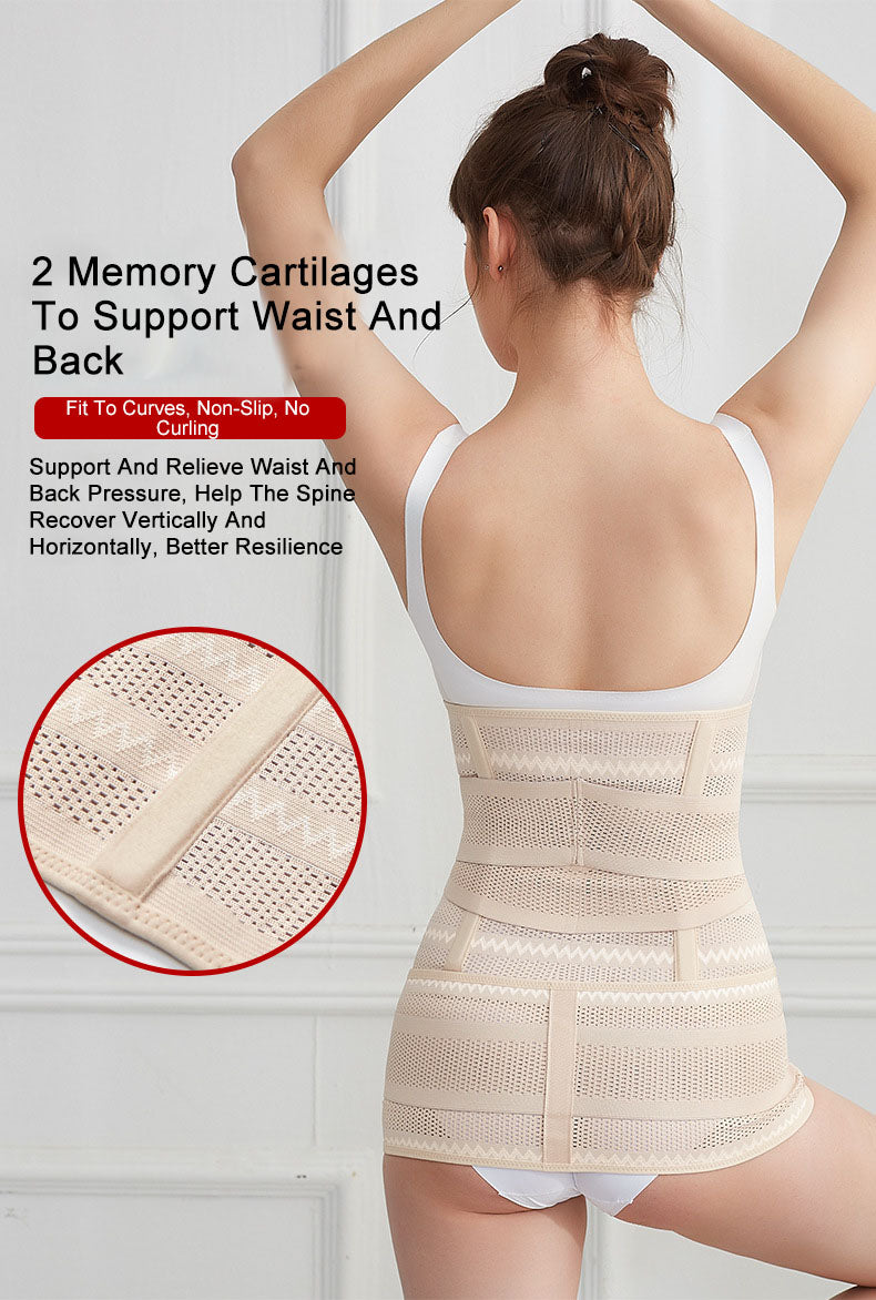 Postpartum Waist Belt Set: 4-Pack Tummy Support & Comfort