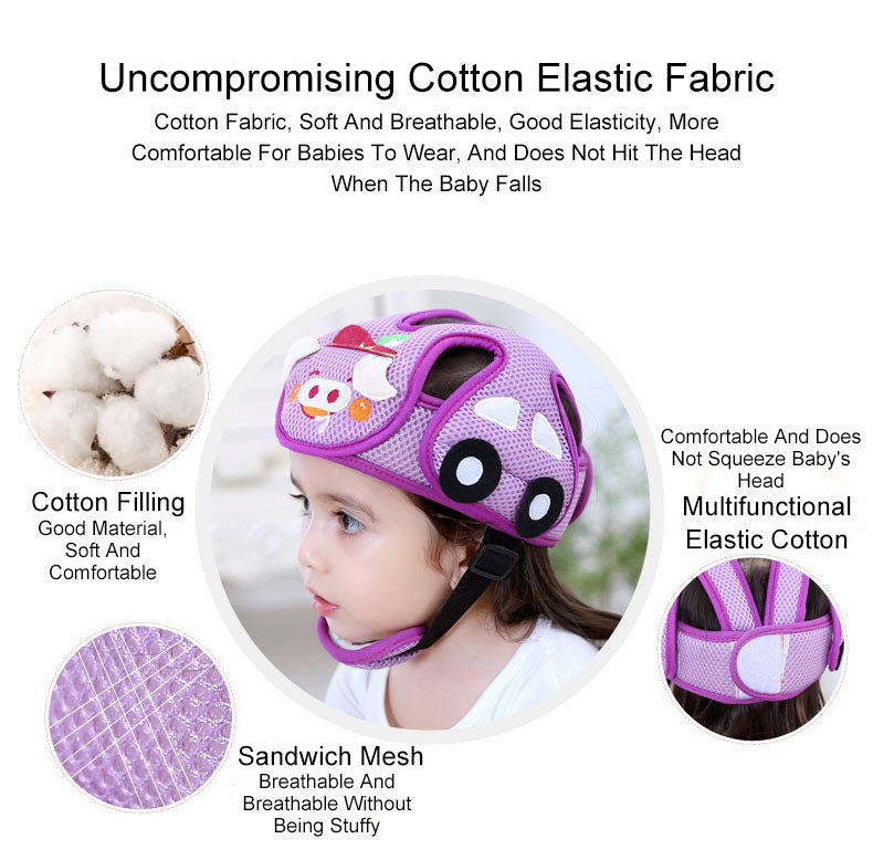 Baby anti-fall head protection hat toddler anti-collision anti-fall children's safety helmet