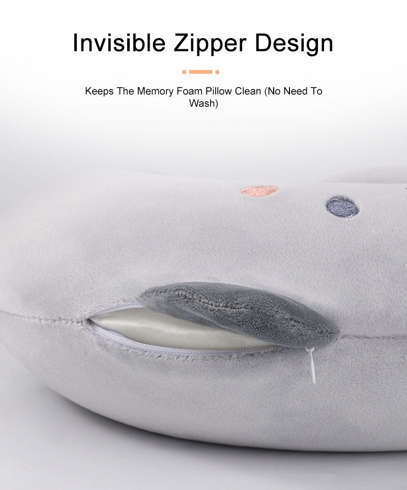 U-shaped pillow eye mask two-in-one memory foam pillow neck protection Office Travel