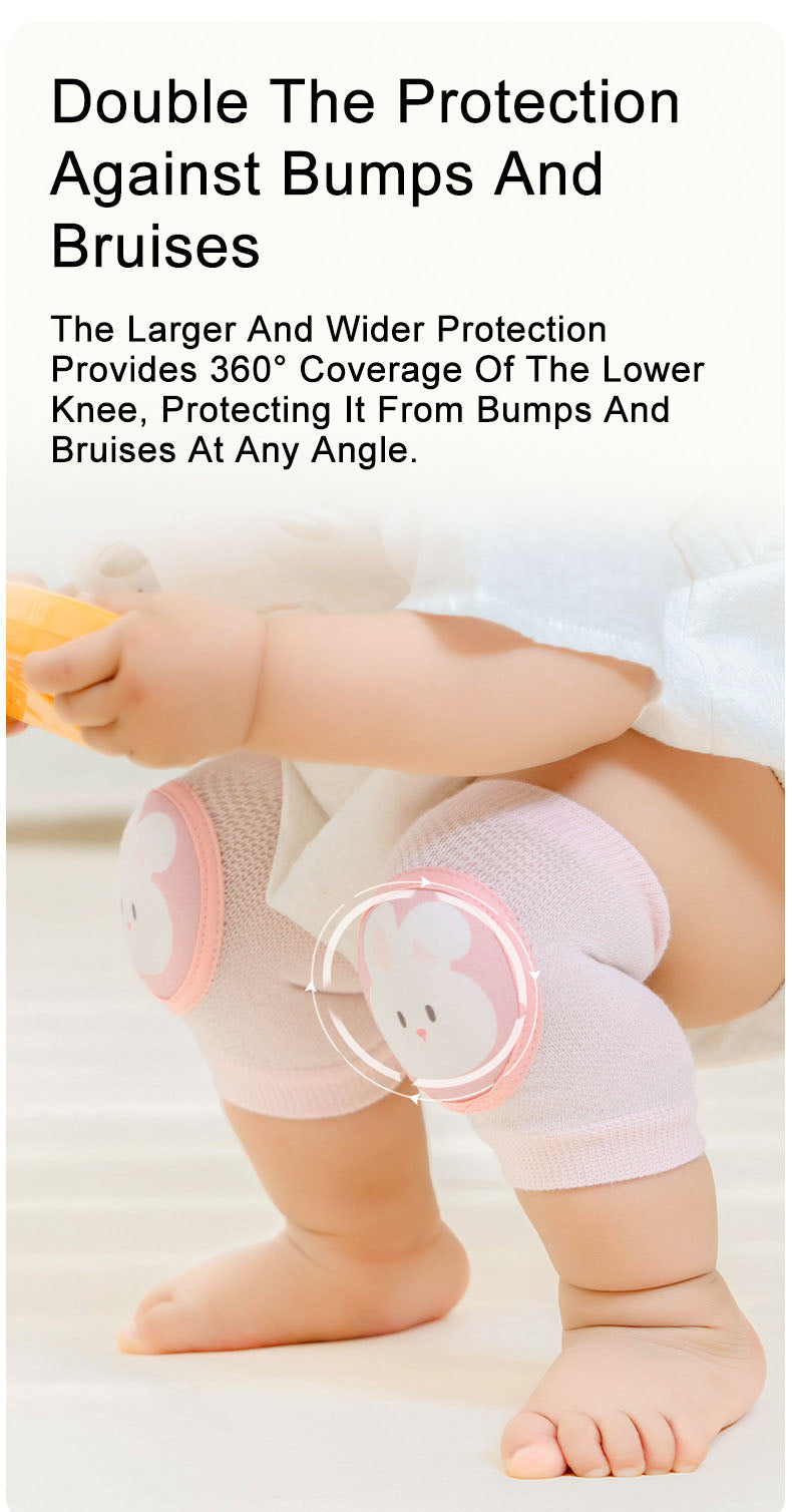 Children's knee pads Protection Thin baby toddler Crawling loose cotton stockings