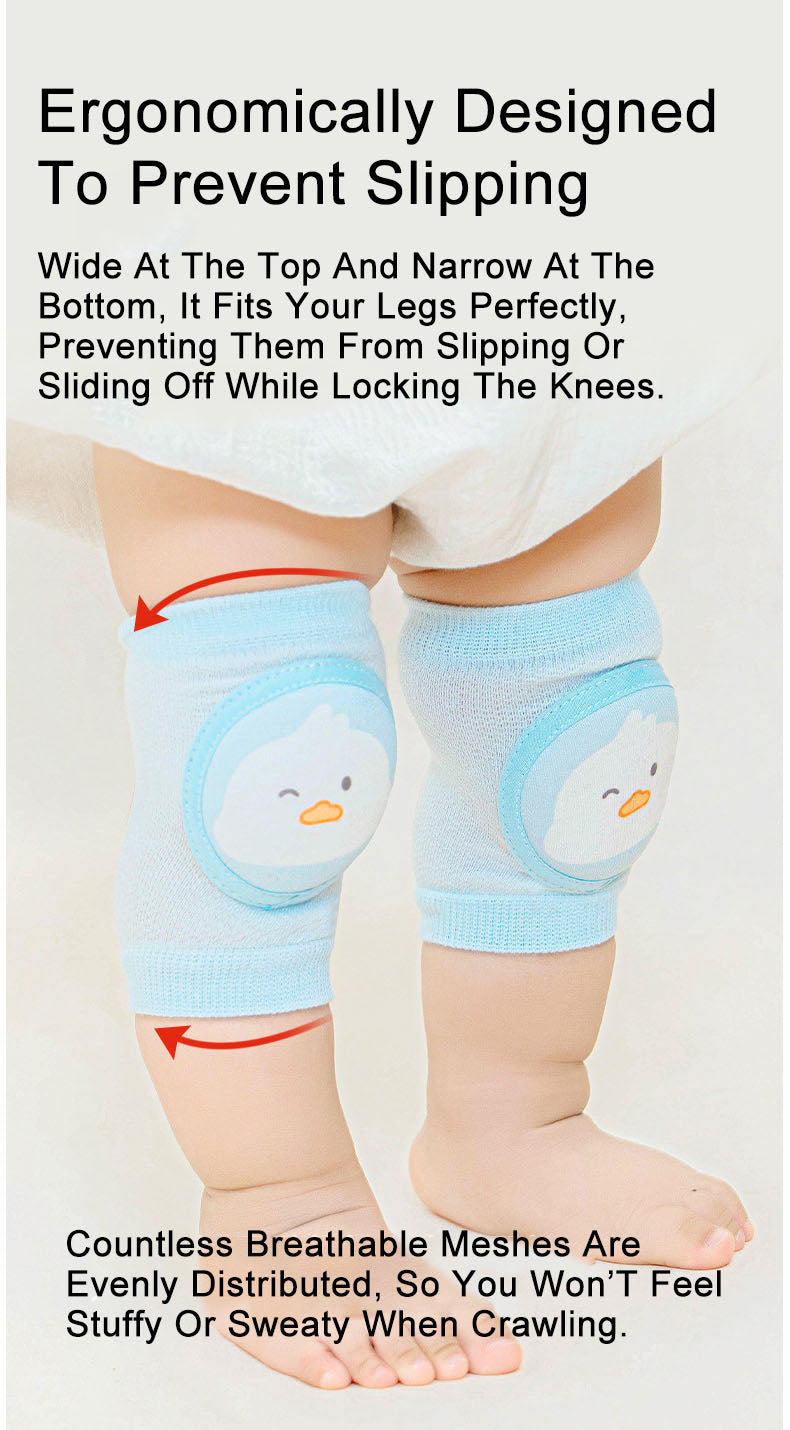 Children's knee pads Protection Thin baby toddler Crawling loose cotton stockings