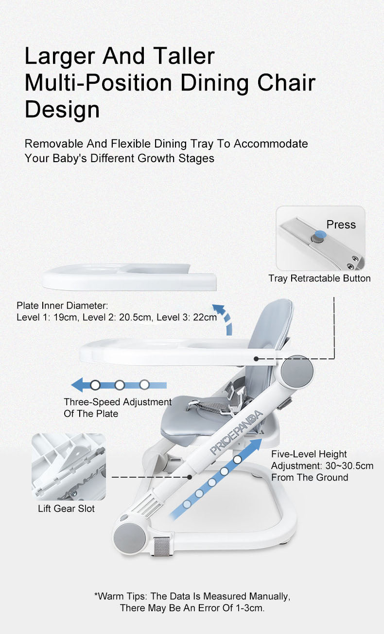 Portable low foldable baby dining table chair for children Travel Outdoor