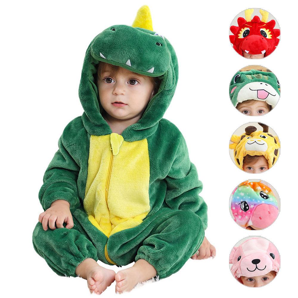 Baby and Toddler onesies Pajamas Flannel Rompers Halloween For 0-5 Years
