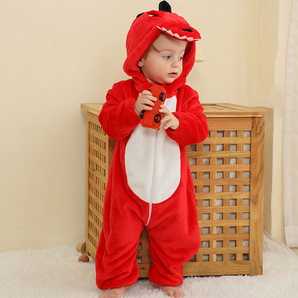 Baby toddler animal dinosaur onesie romper