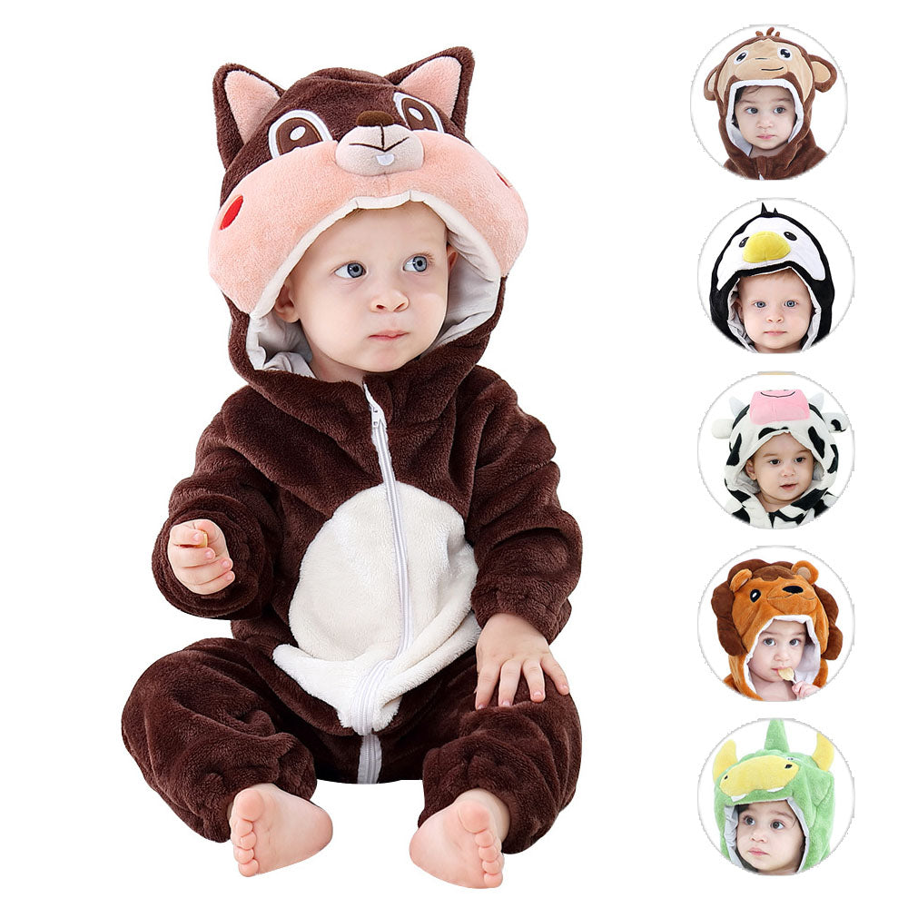 Newborn Baby Toddler Onesie Animal Romper