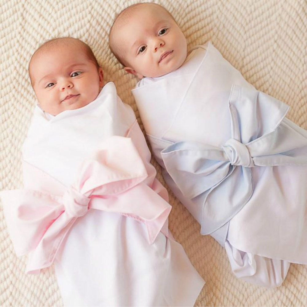 Newborn baby swaddle sash bow ribbon 7 colors