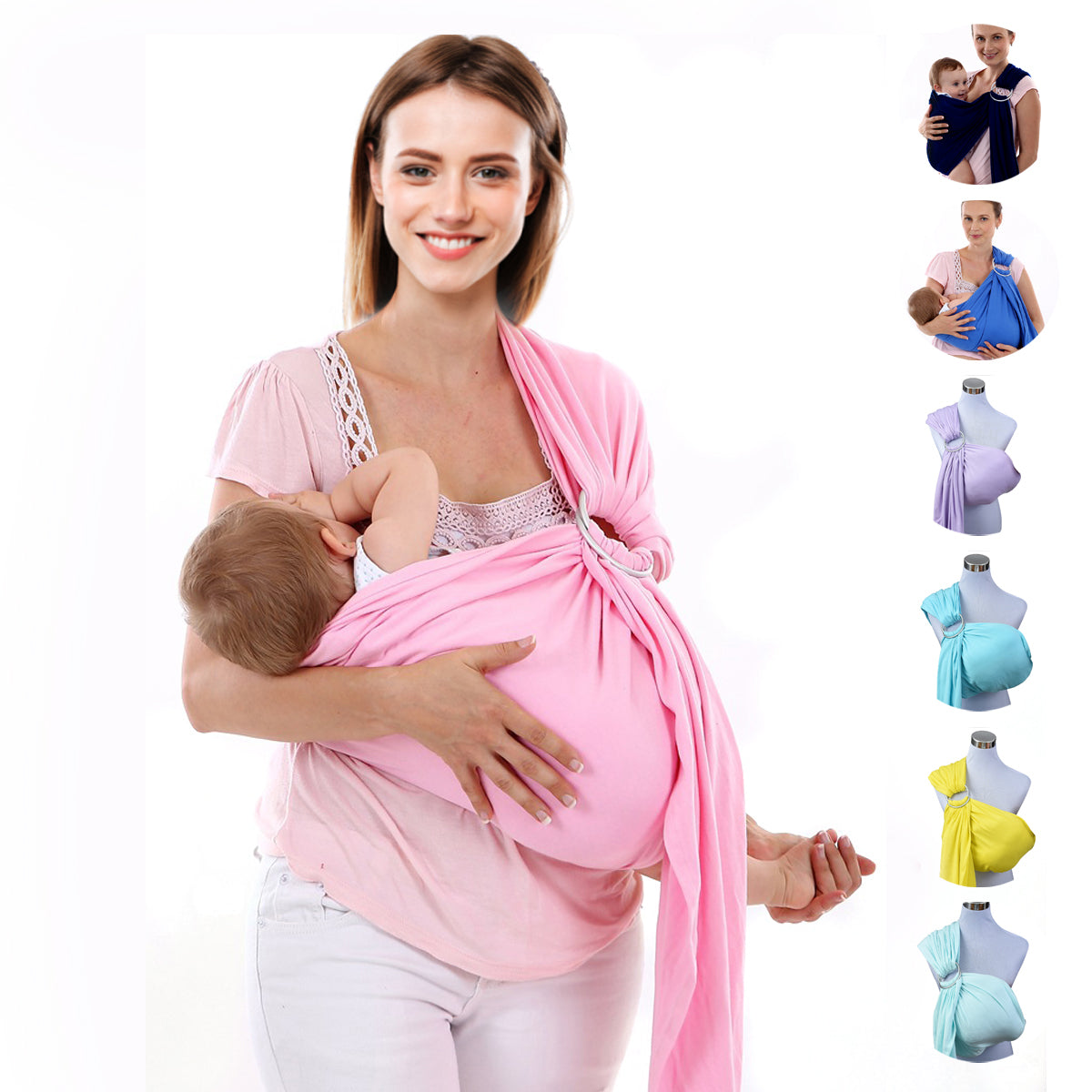 Sling ring baby Newborn carrier breathable fit Four Season