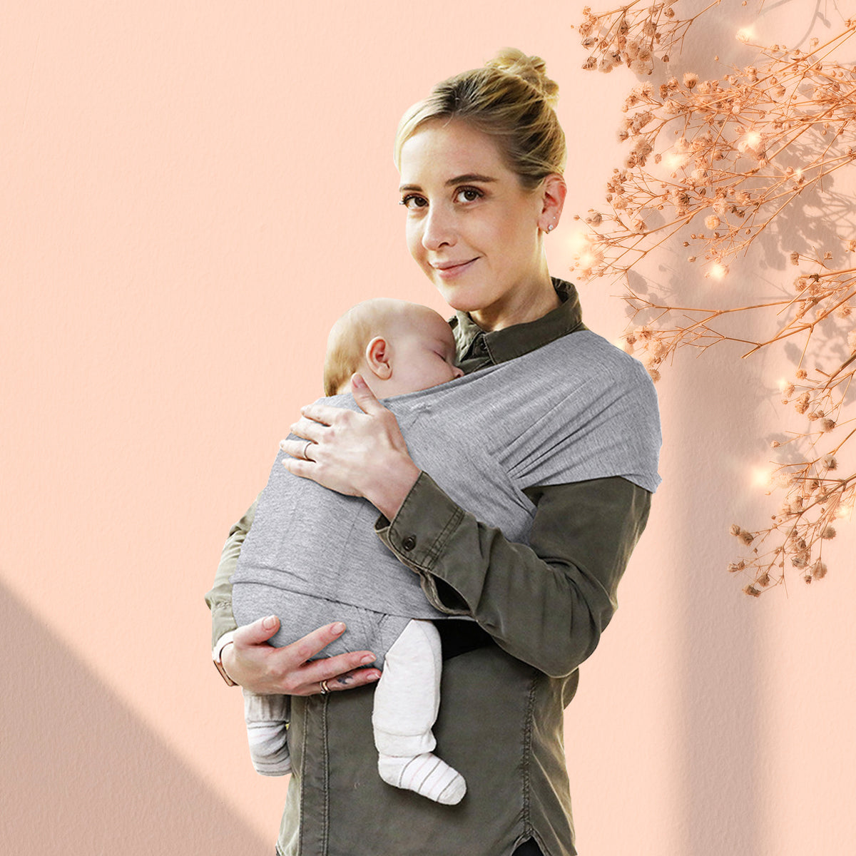 Baby newborn Swraps X Style Carrier Cross-Shoulder Forward Hug Multifunctional