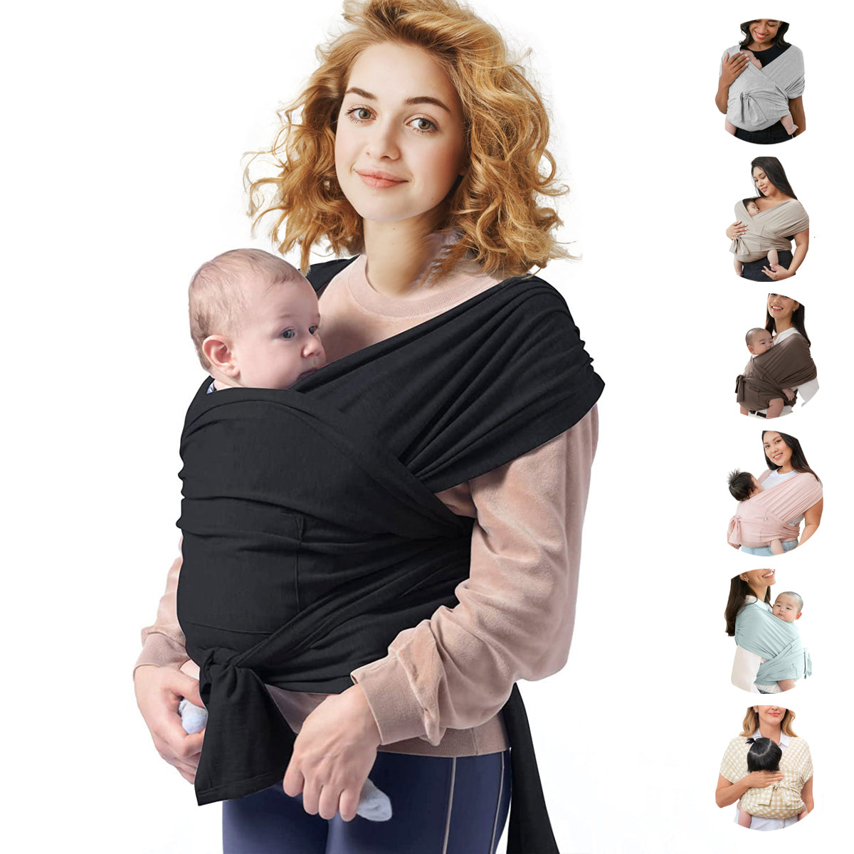 Baby Newborn sling warp carrier cotton Polyester