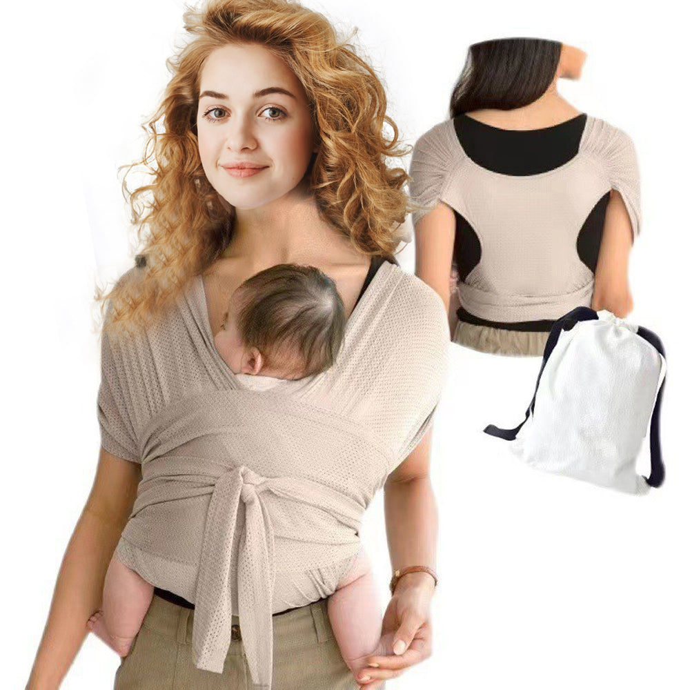 Baby Newborn sling warp carrier Mesh cross X type front hug