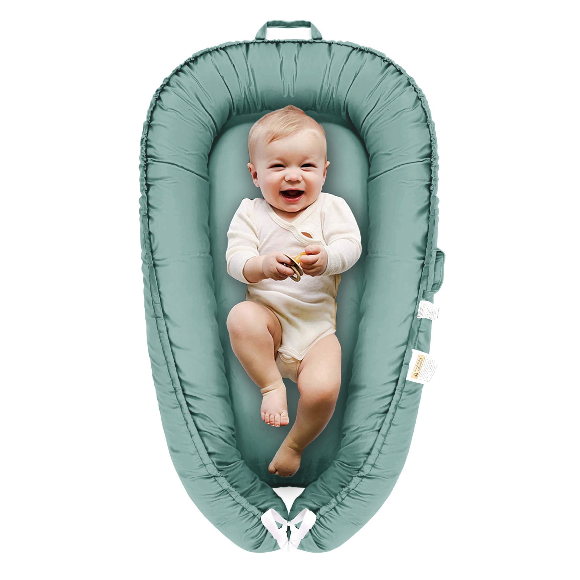 Ruffle Baby Nest Crib Portable Cocoon Bionic with Detachable Pillow travel