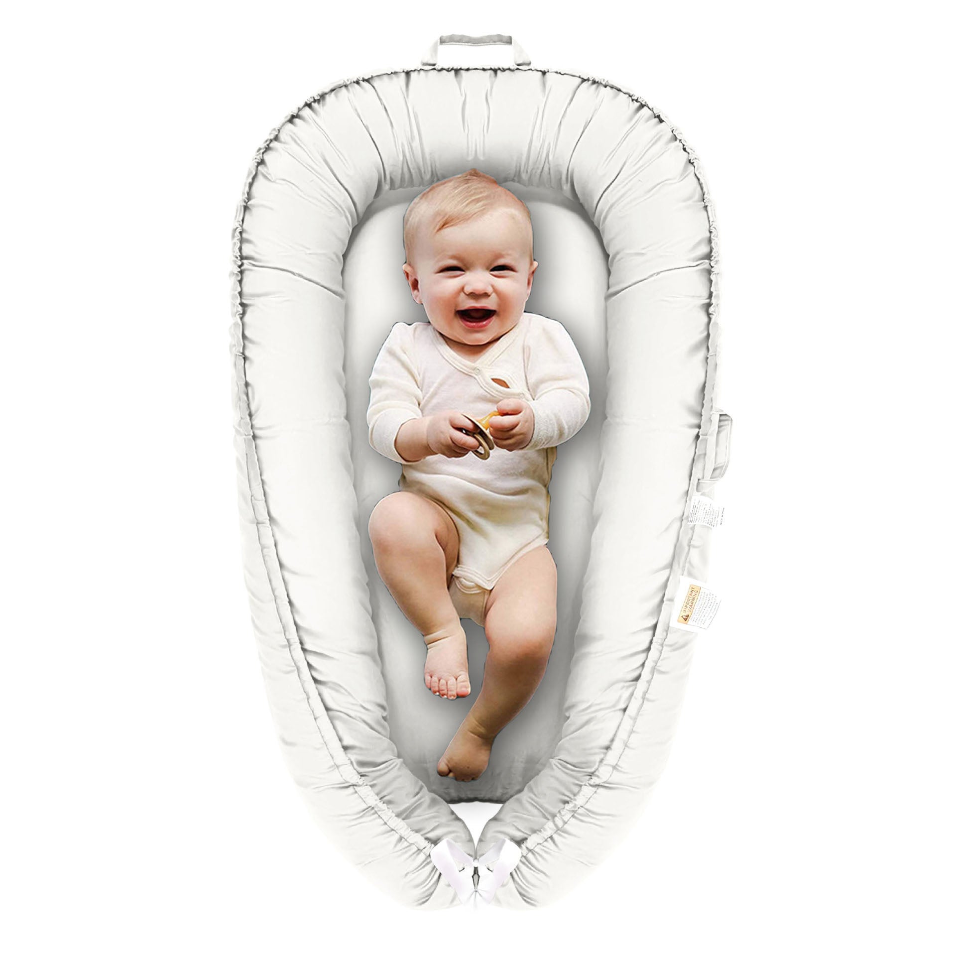 Ruffle Baby Nest Crib Portable Cocoon Bionic with Detachable Pillow travel
