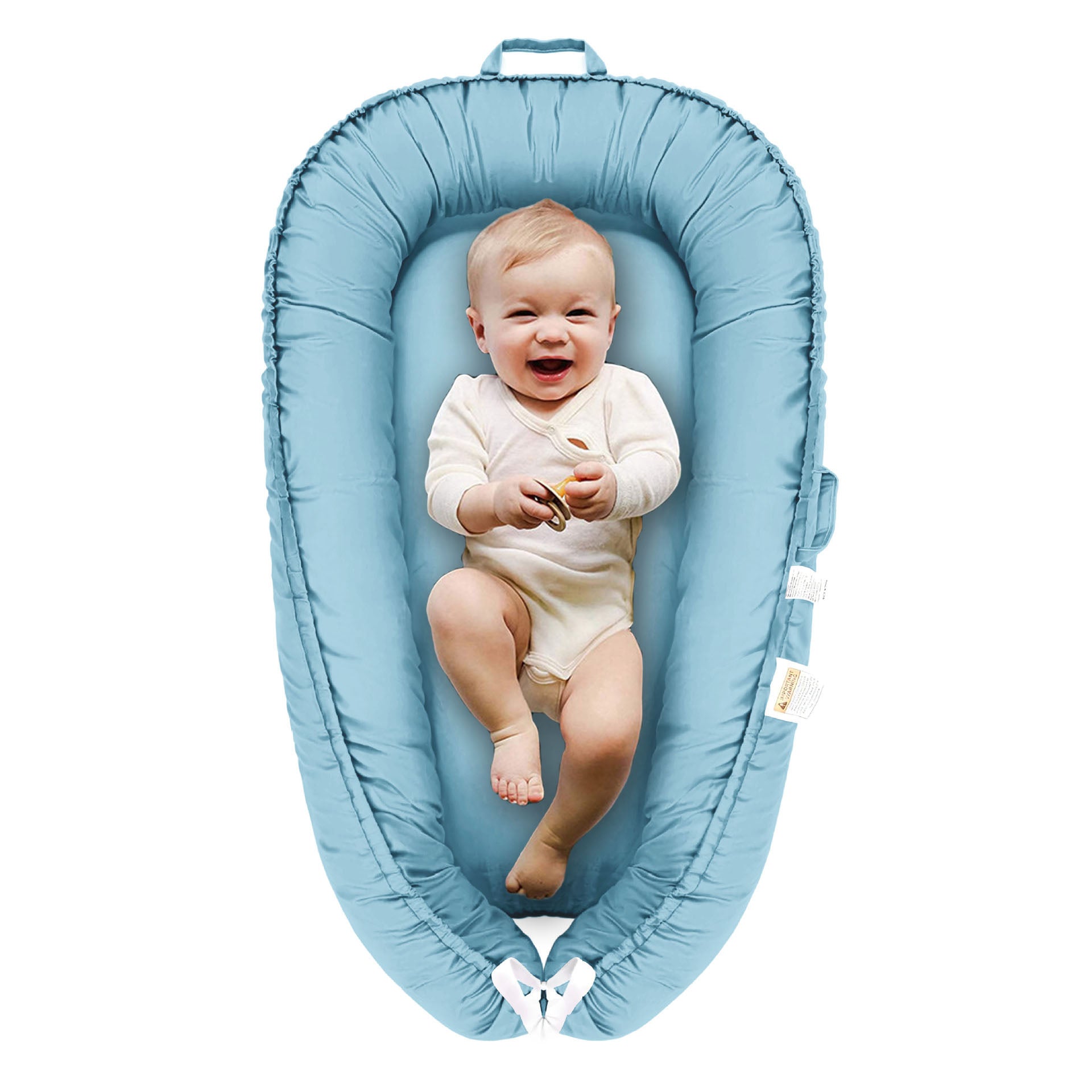 Ruffle Baby Nest Crib Portable Cocoon Bionic with Detachable Pillow travel