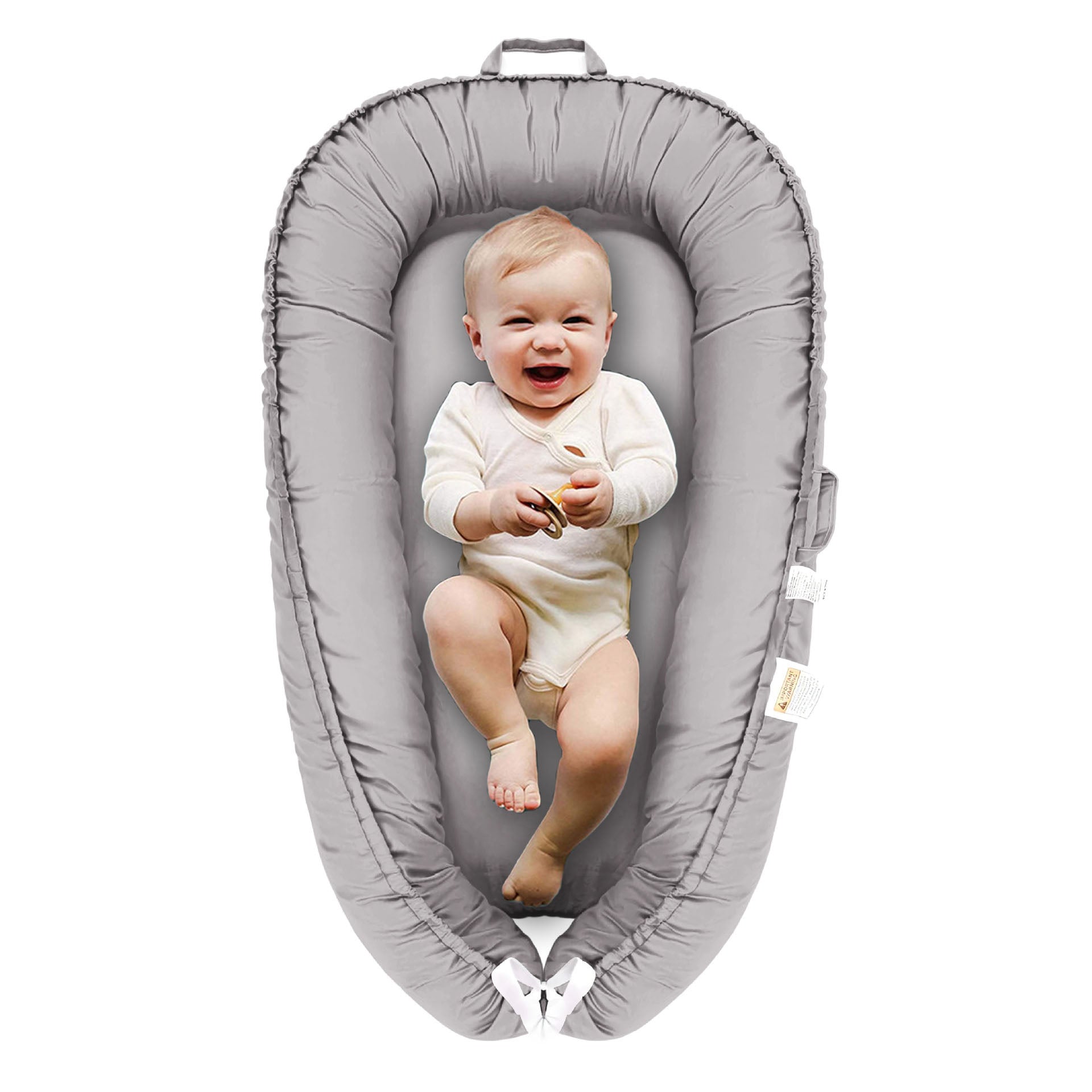 Ruffle Baby Nest Crib Portable Cocoon Bionic with Detachable Pillow travel