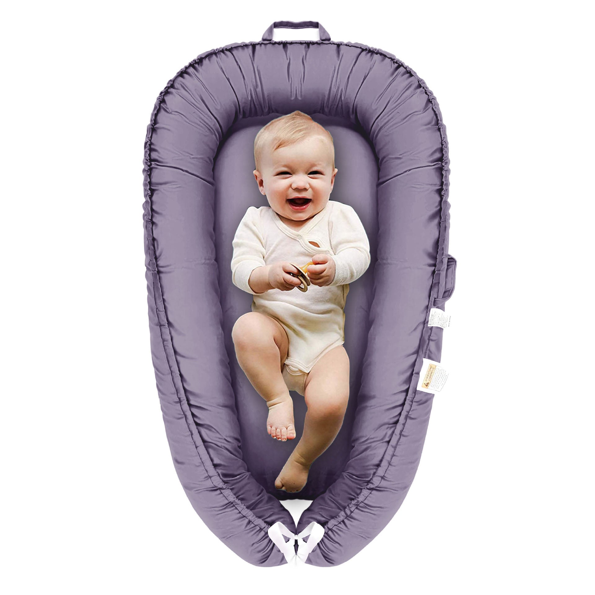 Ruffle Baby Nest Crib Portable Cocoon Bionic with Detachable Pillow travel